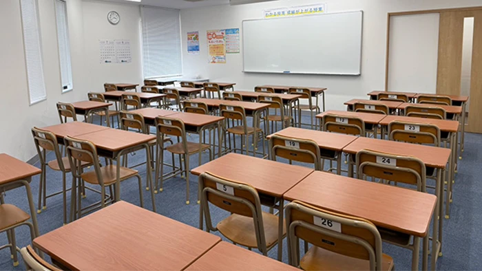 きれいで広々とした教室だから授業に集中できます！