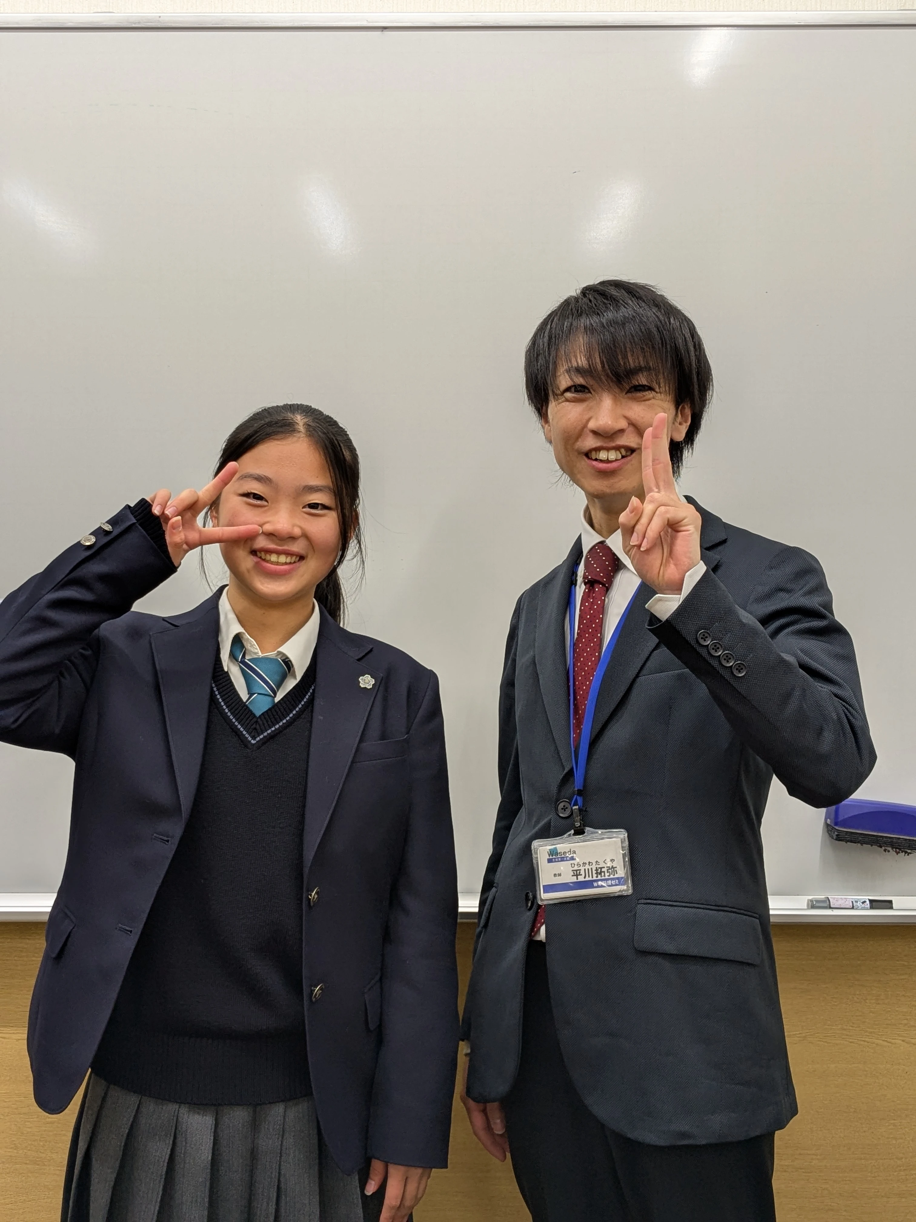 定期テスト100点獲得した生徒01