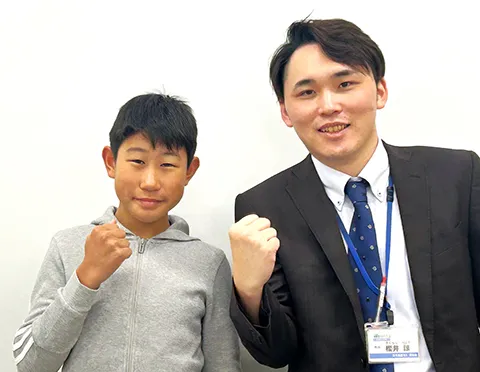 定期テスト100点獲得した生徒01