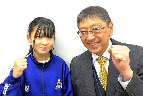 定期テスト100点獲得した生徒01