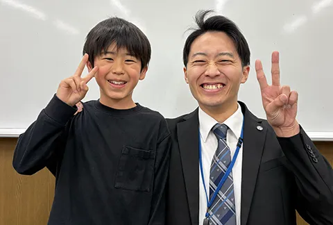 定期テスト100点獲得した生徒01