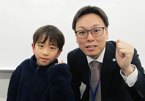 定期テスト100点獲得した生徒01