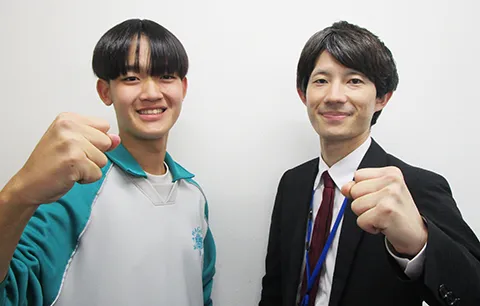 定期テスト100点獲得した生徒01