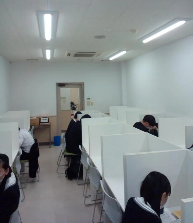 個別ブースの自習室！