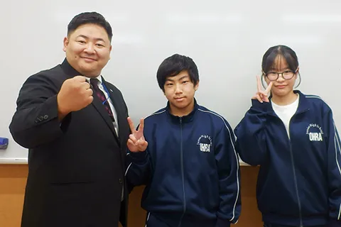 定期テスト100点獲得した生徒01