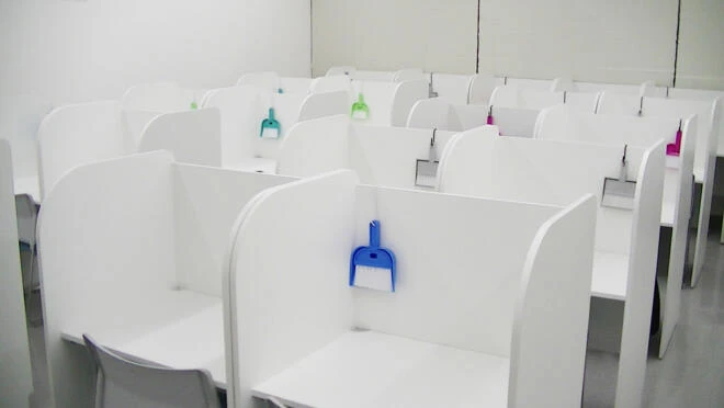 個別ブースの自習室！