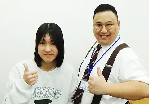 定期テスト100点獲得した生徒01