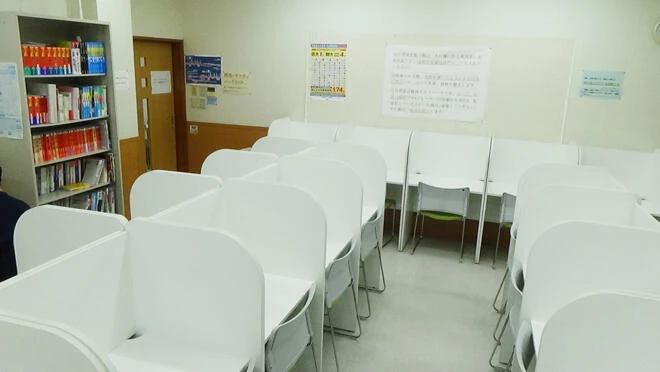 個別ブースの自習室！