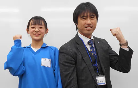 定期テスト100点獲得した生徒01