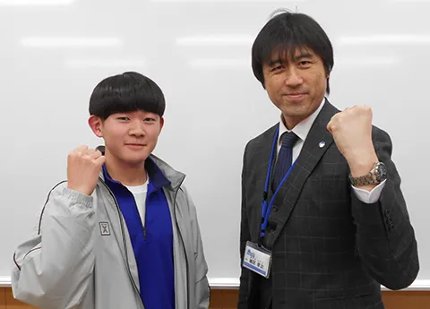 定期テスト100点獲得した生徒01