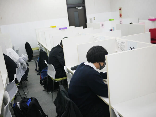 個別ブースの自習室！