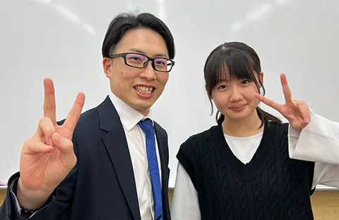 定期テスト100点獲得した生徒01