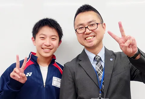 定期テスト100点獲得した生徒01