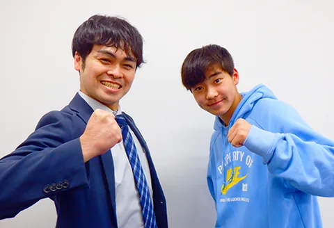 定期テスト100点獲得した生徒01